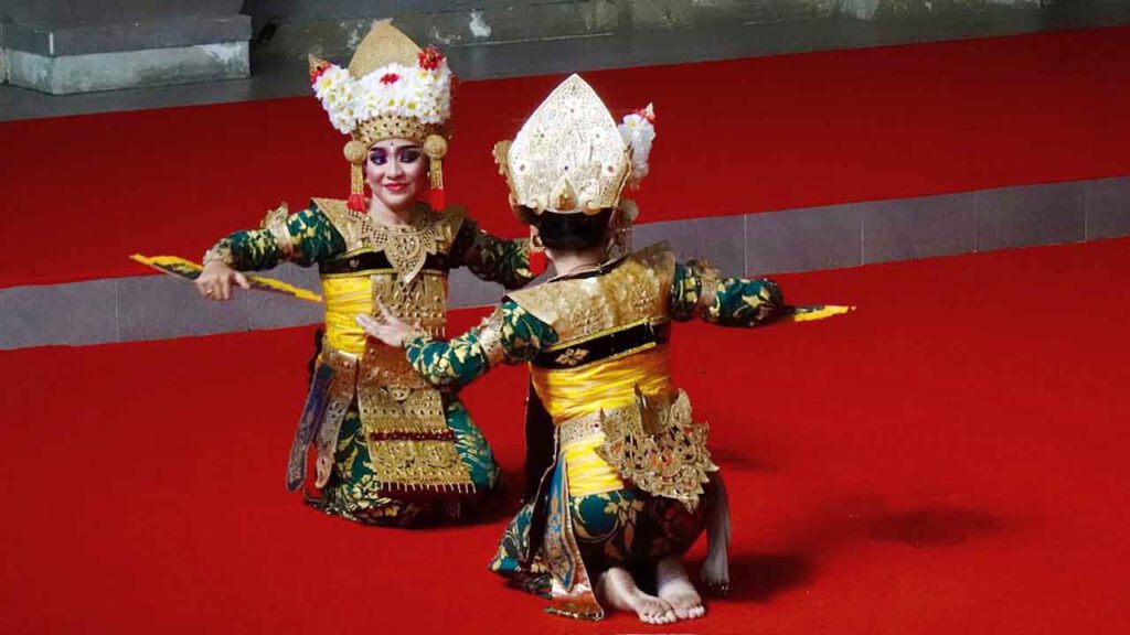 dans tijdens het bali arts festival