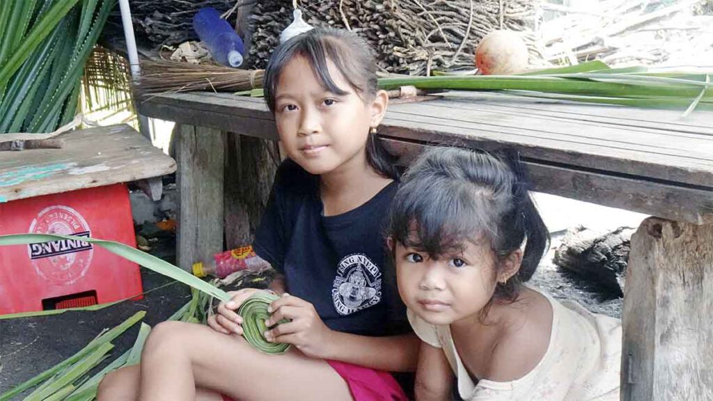 kinderen bij zoutwinning