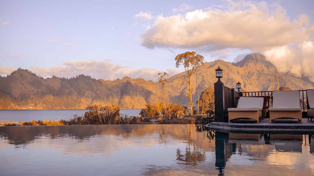 zwembad van villa jempana kintamani