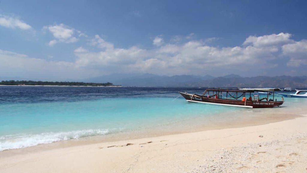 strand op gili trawangan