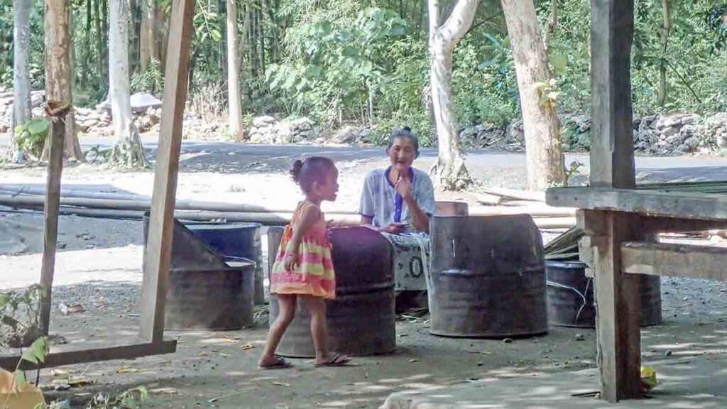 lokale bevolking nusa penida