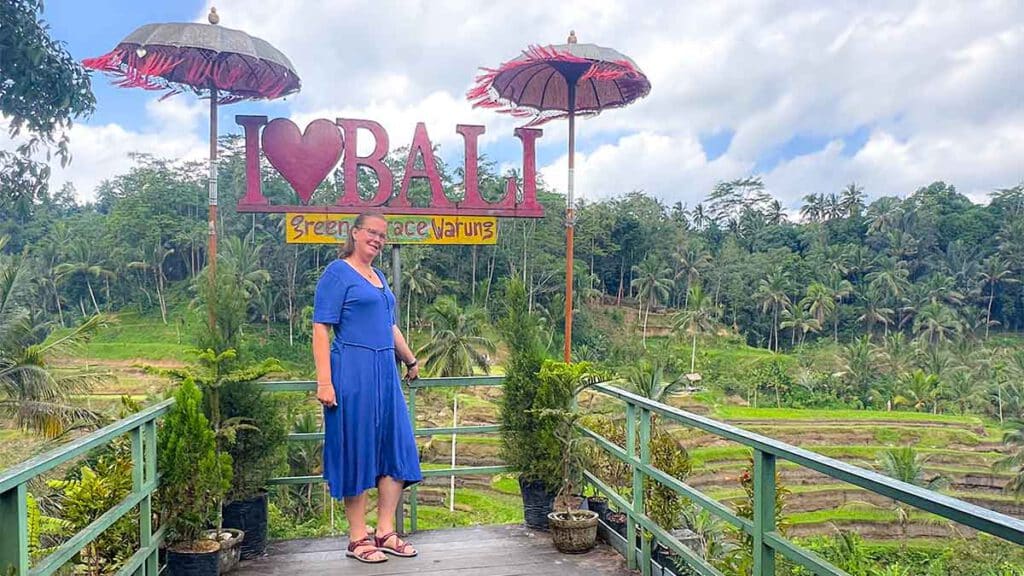 jenny bij tegalalang rice terrace