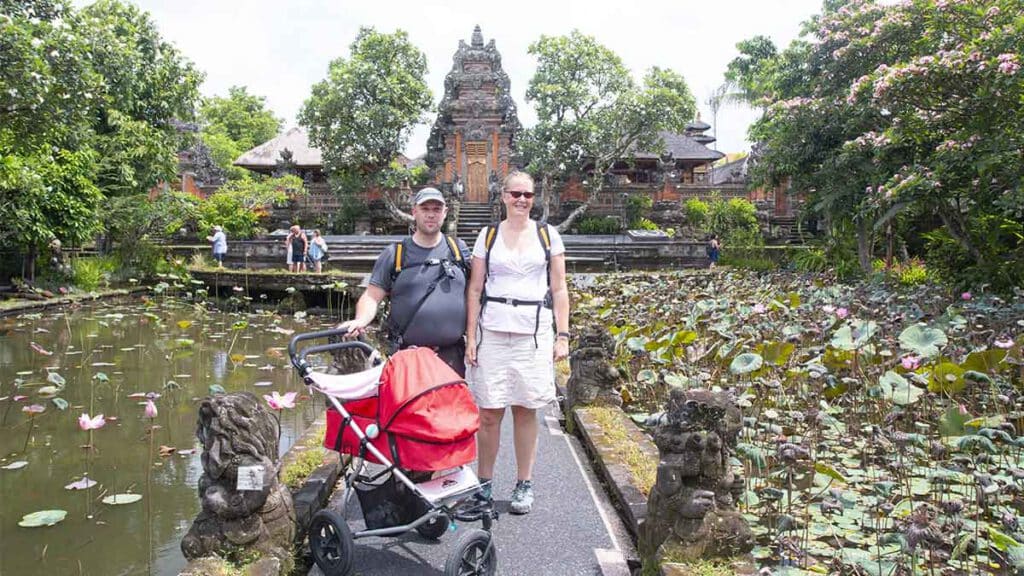 ubud met een baby
