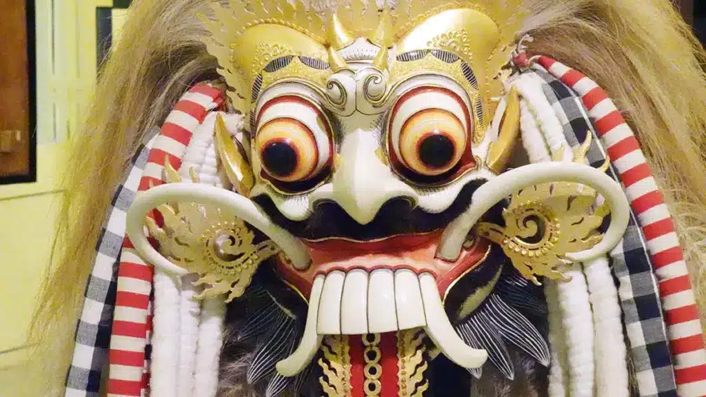 barong in het Setia Darma House of Masks and Puppets