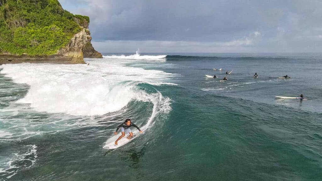 surfen bij balangan